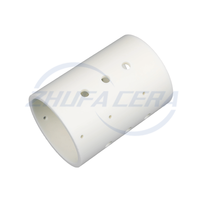 Üç Delikli Alümina Seramik Boru