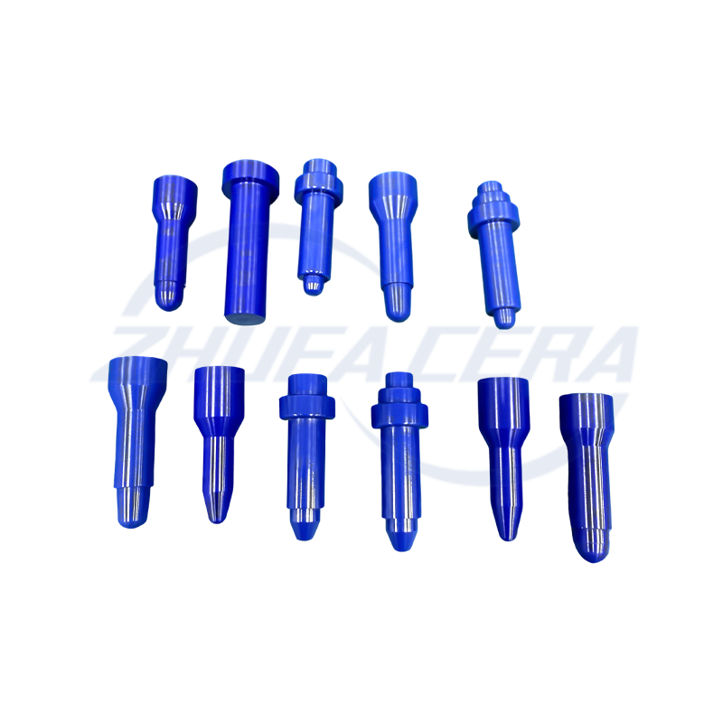 Mavi zirkonya seramik konumlandırma pimi serisi ürünler